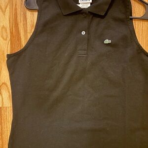 Women’s Lacoste sleeveless polo shirt